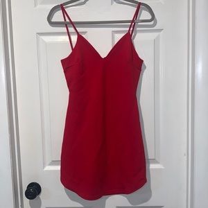 Strappy Plunge Bodycon Dress